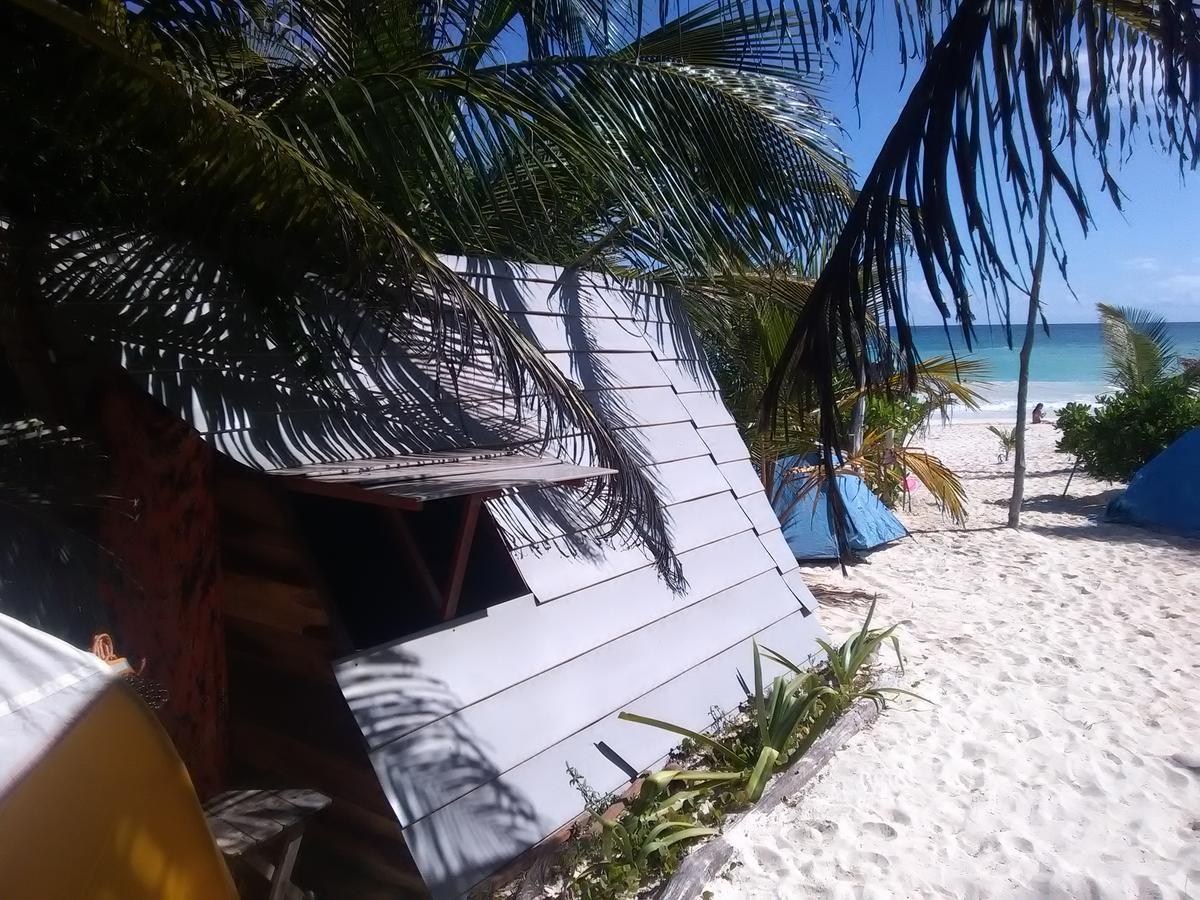Chavez Eco Beach Camping And Cabanas Tulum Exterior foto